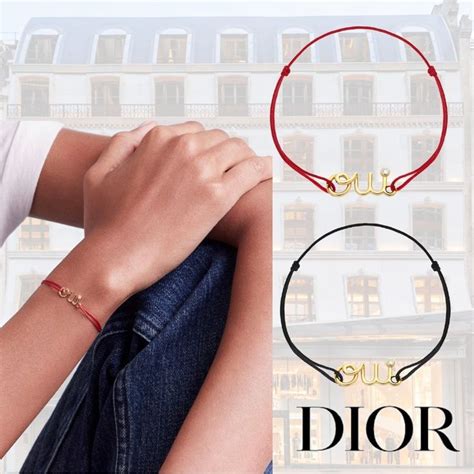 bracelet dior oui|pre owned dior bracelet.